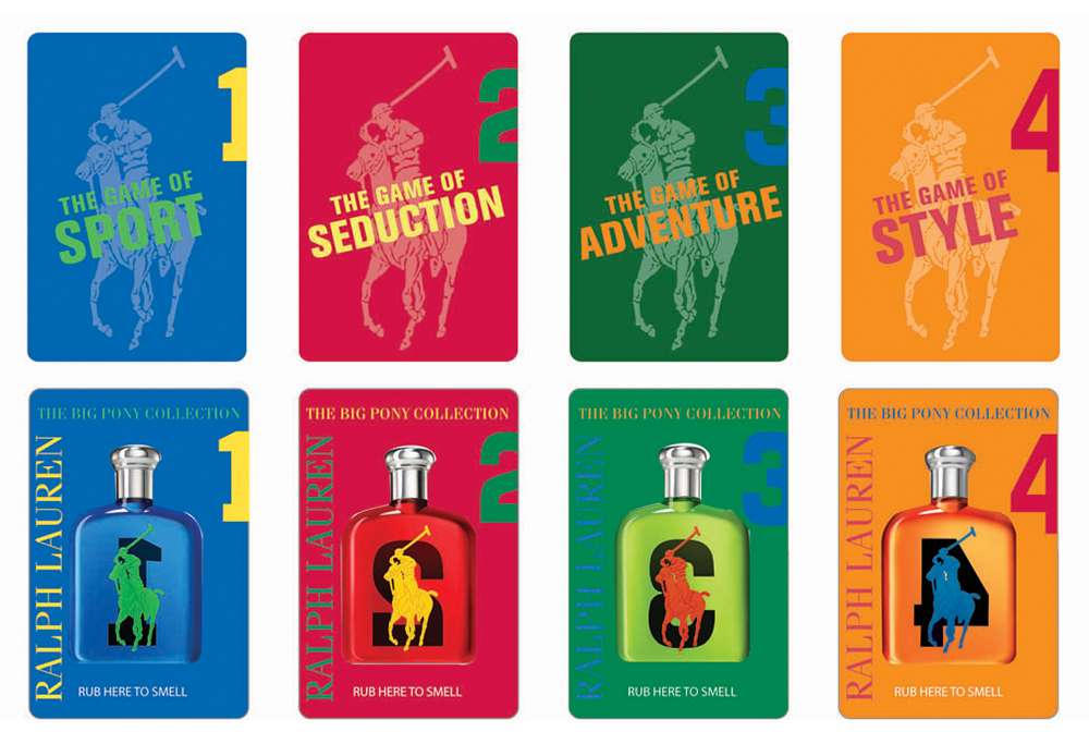 IntenScent scented cards for Ralph Lauren cologne